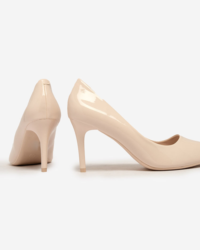 Royalfashion Ženske lakirane črpalke s peto Emeriers