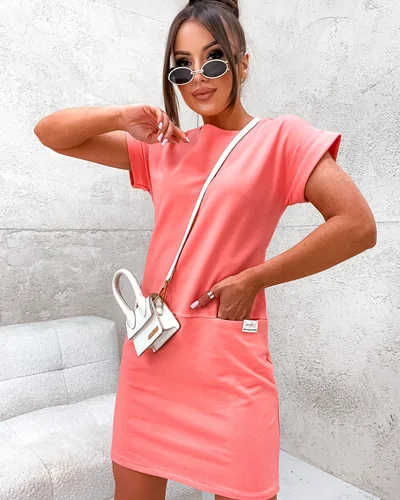 Royalfashion Ženski popečeni obleči iz bombaža