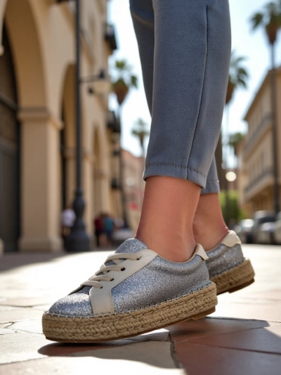 Royalfashion Ženske superge z bleščicami Sercele