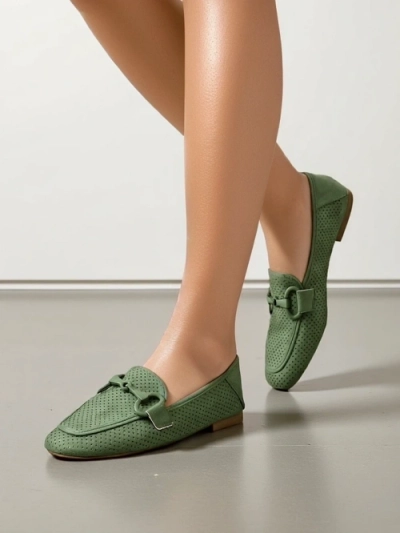Royalfashion Ženske perforirane loaferice Laamba