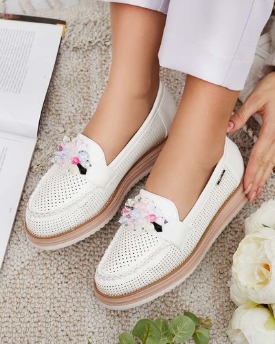 Royalfashion Mokasini s pisanimi kamni Restea