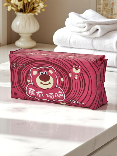 Bombažni vlažni robčki 100 kos.