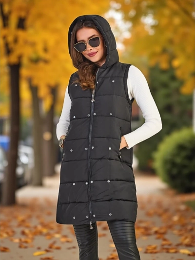 Royalfashion Ženska jakna s odvojivim rukavima