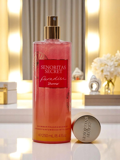 Senoritas Secret Body Mist Paradise Shimmer z bleščicami