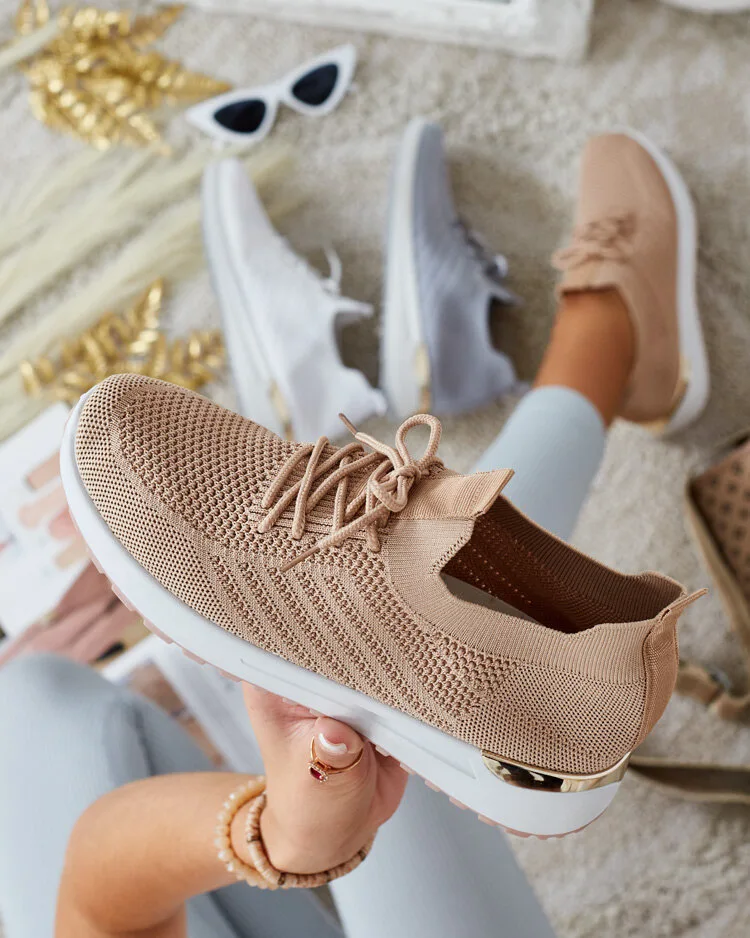 Royalfashion Ženski športni čevlji iz blaga Amgent