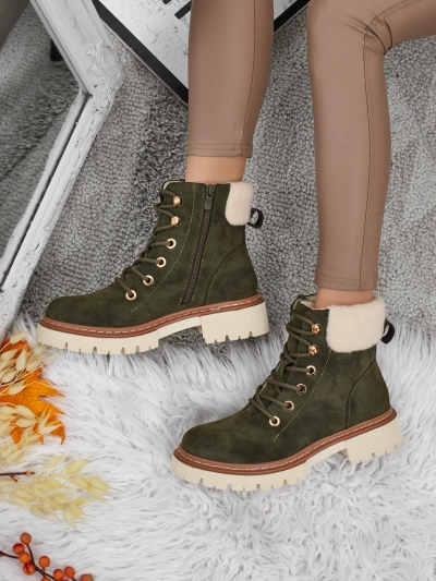 Ženski gležnarji s krznom Tessara