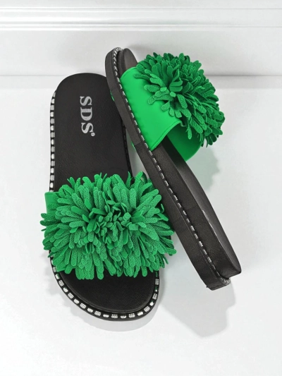 Royalfashion Ženski natikači z ravnim podplatom Flora Blide