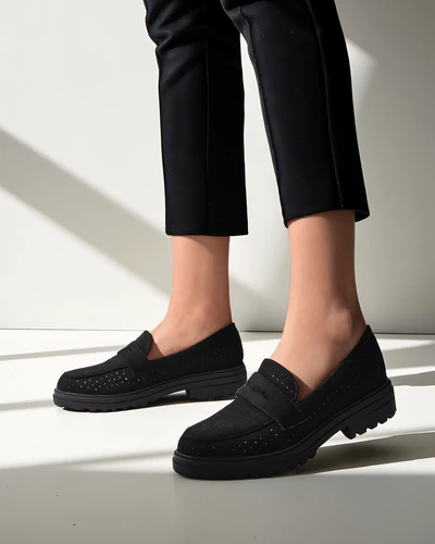 Royalfashion Ženski perforirani loaferji Filoz