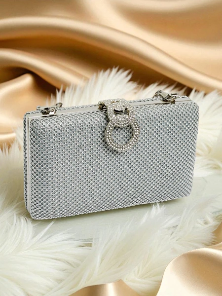 Royalfashion Ženska clutch torbica s cirkoni Armeddo