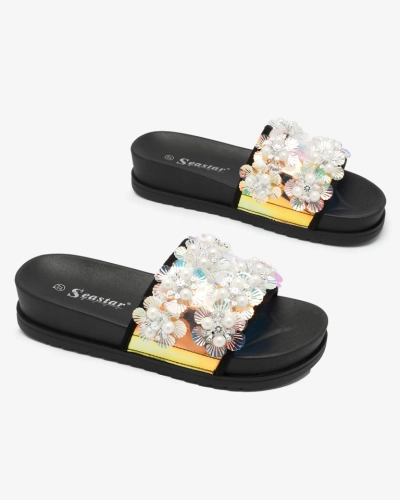 Royalfashion Črne ženske japonke Maurelle