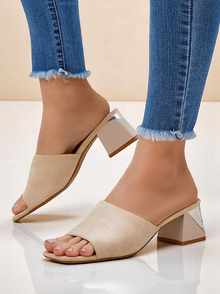 Royalfashion ženski natikači z okrasnimi petami Vollatie