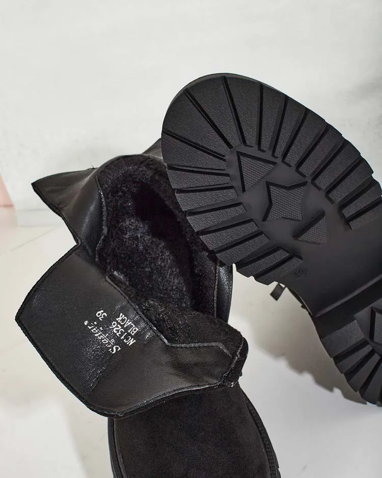 Royalfashion Ženski škornji Gorgie z izrezom