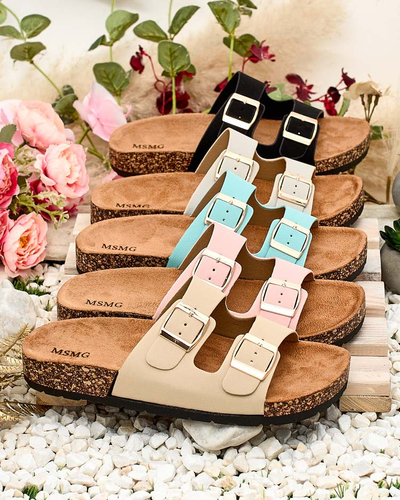 Royalfashion Ženske japonke z ravnim podplatom Rill