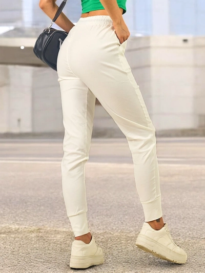 Royalfashion Ženske ravne hlače iz blaga