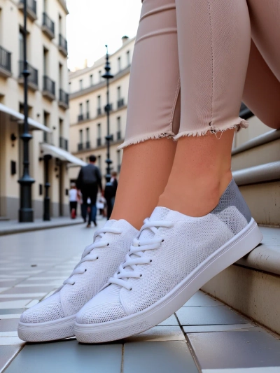 Royalfashion Ženske športne čevlje iz blaga Esellaf