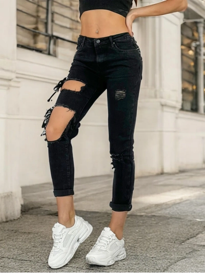 Royalfashion Ženske hlače mom jeans
