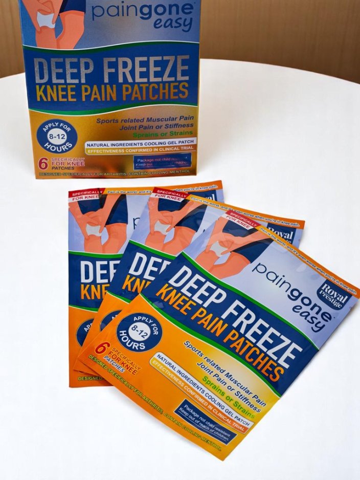 Hladilni obliži za lajšanje bolečin v kolenih (6 kosov)