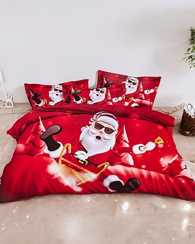 Royalfashion Božična posteljnina 160x200 komplet 3-DELNI