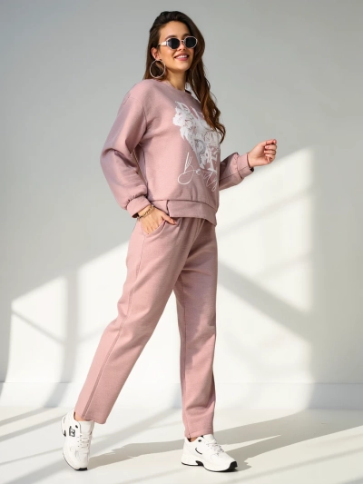 Royalfashion Ženski viskozni komplet s printom