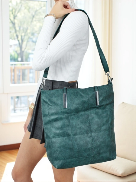 Ženska shopper torba iz eko usnja Tessira