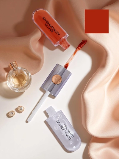 2-v-1 šminka in prozoren lip gloss Carrot Gold