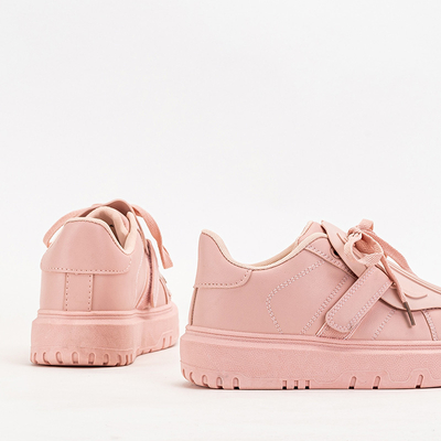 Royalfashion Różowe sportowe sneakersy damskie Sumikoa