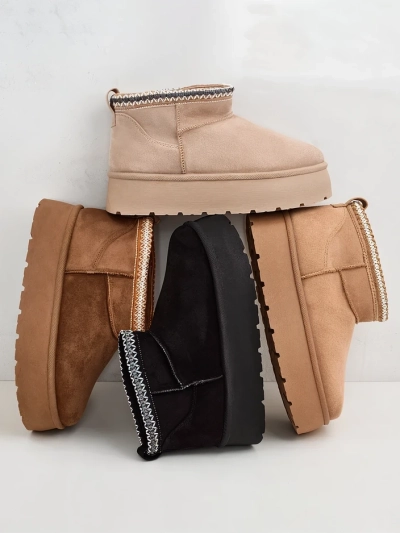 Royalfashion Ženski kratki škornji a'la snežni škornji Xoalla