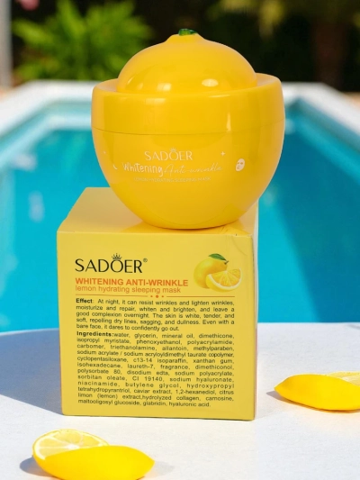 Aurelia Lemon Hydratica Proti Gubam Maska z Izvlečkom Limone 120ml