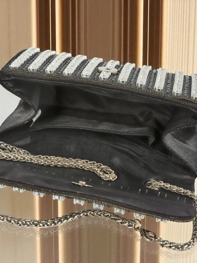 Royalfashion Ženska ročna torbica s cirkoni Elira Dusk