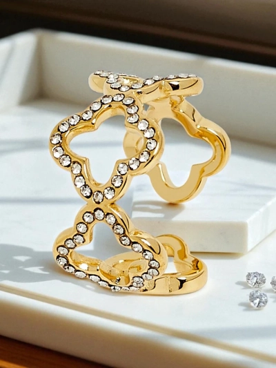 Ariadnina zapestnica Silverita s kristali