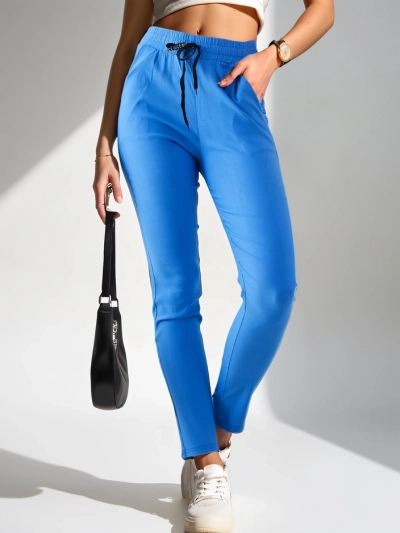 Royalfashion bombažna ženska slim hlače