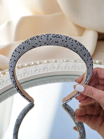 Royalfashion Naglavni trak z okrasnimi kamni in biseri Bianka