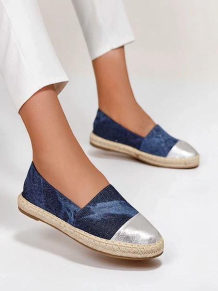 Royalfashion Ženske espadrile a'la denim Anerta