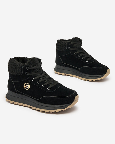 Royalfashion Ženski izolirani športni čevlji v črni barvi Cerrto