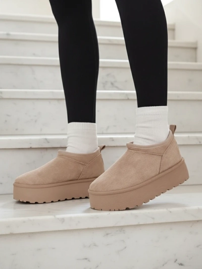 Royalfashion Ženski kratki škornji a'la snežni škornji Ozozi