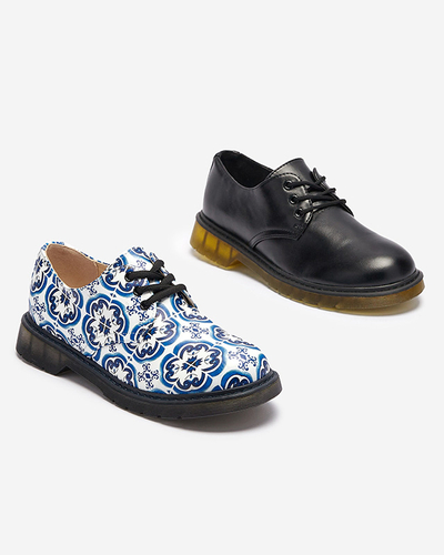 Royalfashion Czarne półbuty damskie Heloso