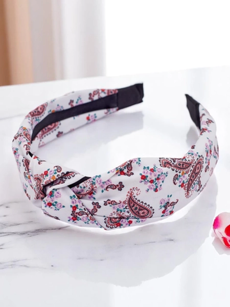 Royalfashion Naglavni trak z pletenimi vzorci Molly Twist