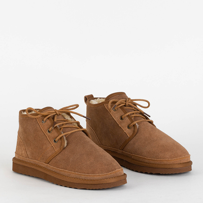 Royalfashion Camel Moški škornji a'la snow boots Gavin