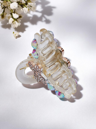 Royalfashion Lasnica za lase z bleščicami Crystal Charm