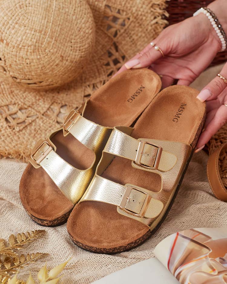 Royalfashion Ženske japonke z ravnim podplatom Rill