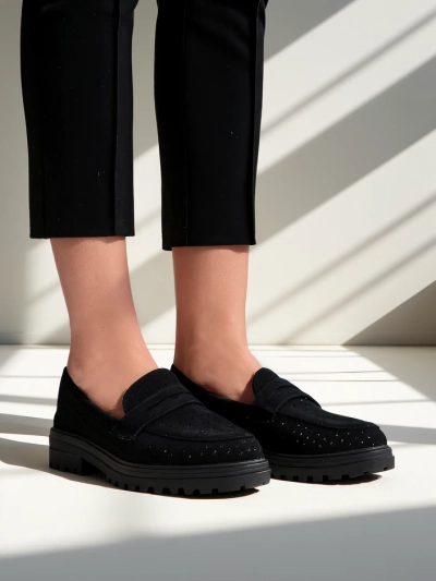 Royalfashion Ženski perforirani loaferji Filoz