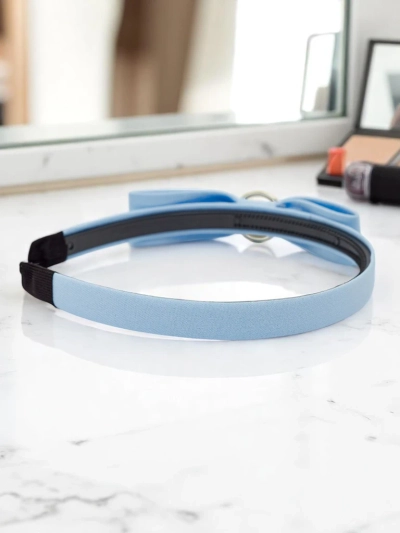 Royalfashion Naglavni trak z mašno in broško Mašni okras