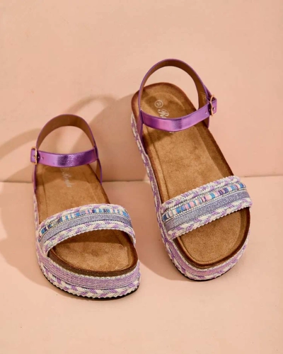 Royalfashion Ženske sandale z vezenino Mussir