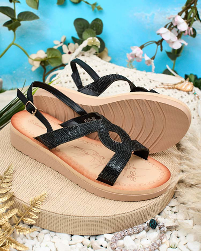 Royalfashion Women's Elova Zirconia Sandals