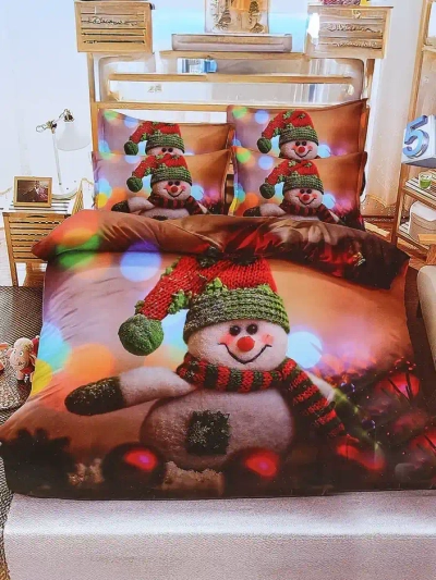 Royalfashion božični posteljnina komplet 160x200 popoln 3-delni