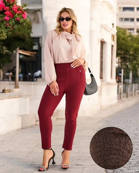Royalfashion Ženske izolirane hlače tregings PLUS SIZE