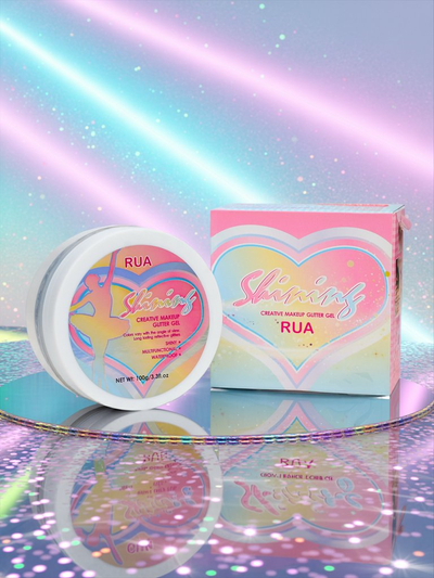 Bleščice gel za okrasitev obraza v srebrni barvi