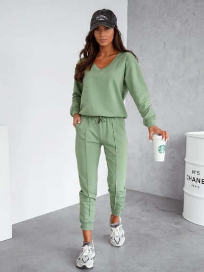 Royalfashion Ženski bombažni vsakdanji komplet