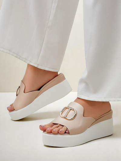 Royalfashion ženske sandale na klinu Daffin