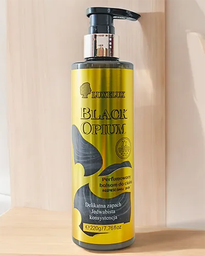 Luxelux dišeči balzam za telo Black Opium 220 g